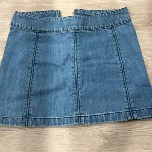 We The Free Classic Blue Mini Skirt